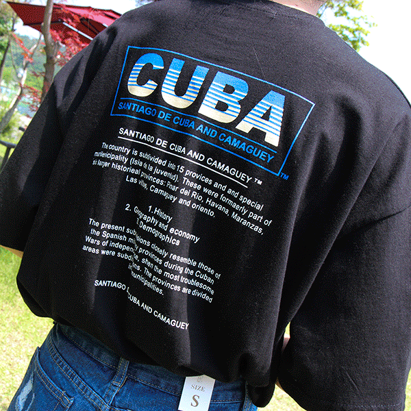 쿠바 박스핏 반팔티